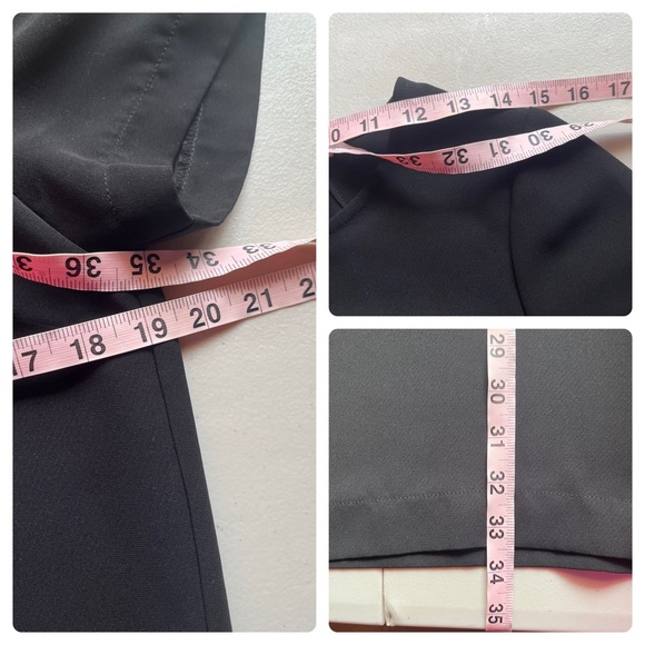 JCrew Black Dress with  Leather Pocket Tee Dress Mini Shift Mini Grunge C9033 S - Picture 6 of 11